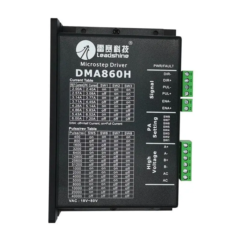 Leadshine Dma860h Step Driver Dsp Microstep Driver Ac18~80V  Dc24-80V 2 Phase 1