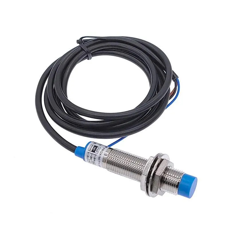 M12 Metal Detection Sensor 4Mm Distance Waterproof Npn Pnp 3-Wire Proximity Switch 1