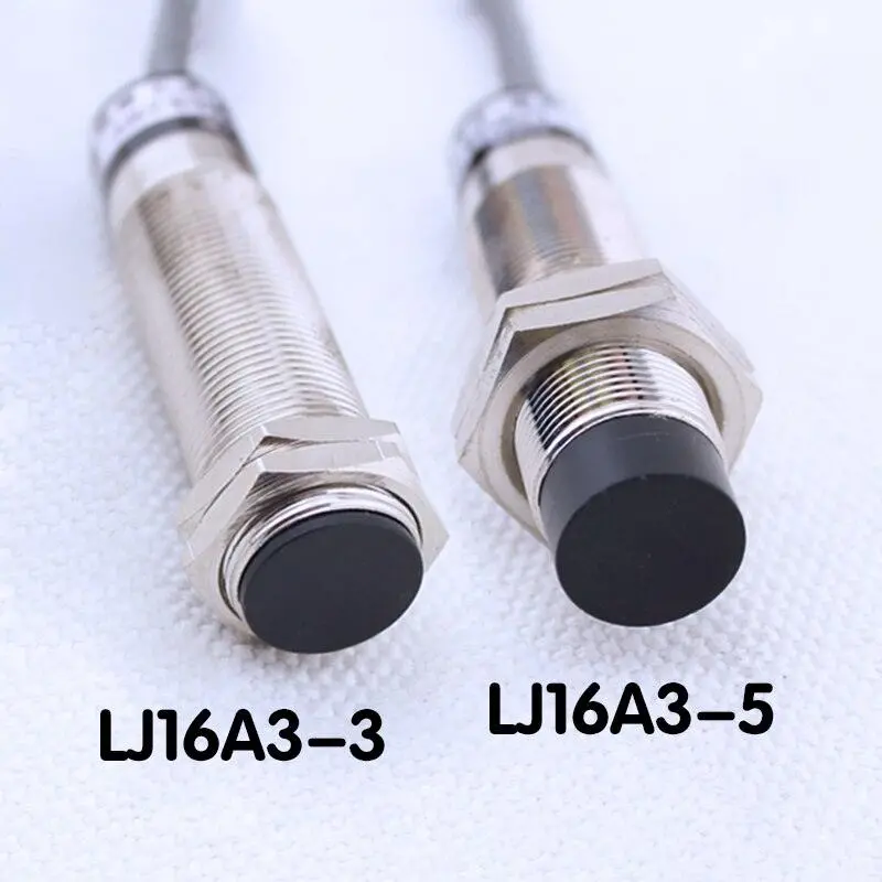 M16 3Mm 5Mm Dc6~36V Cylinder Inductive Proximity Sensor Switch Lj16a3-3(5) Pnp/Npn No Nc 1