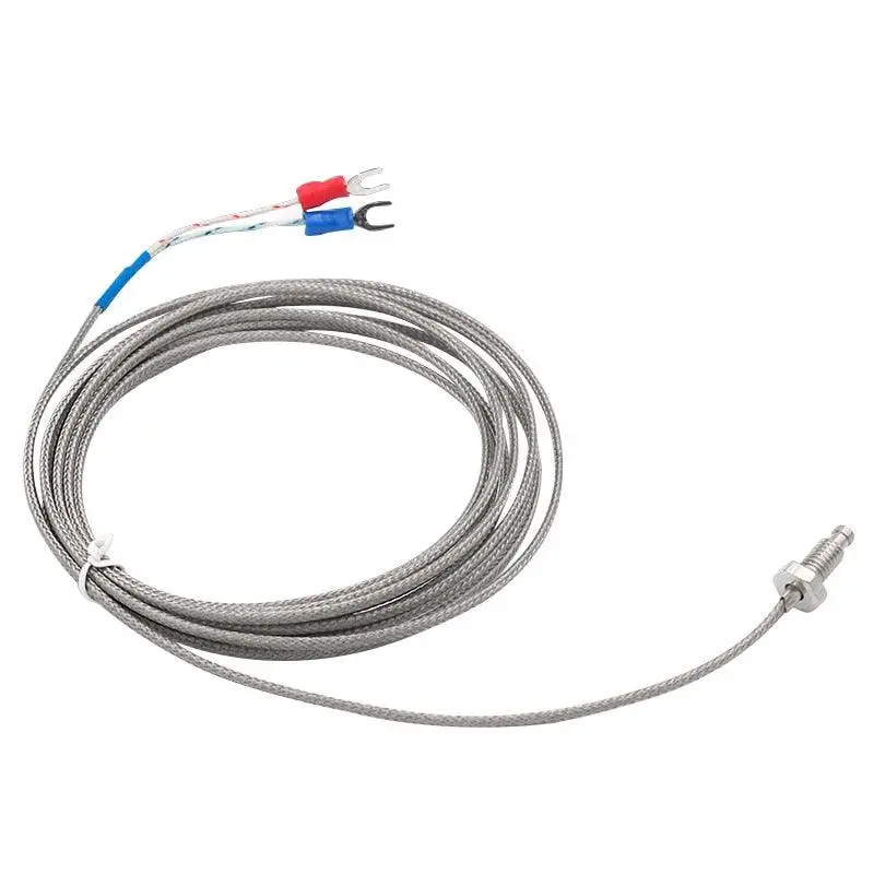 M6/M8 K Type Thermocouple Control Thread Screw Probe Temperature Sensor 0-400℃ 5