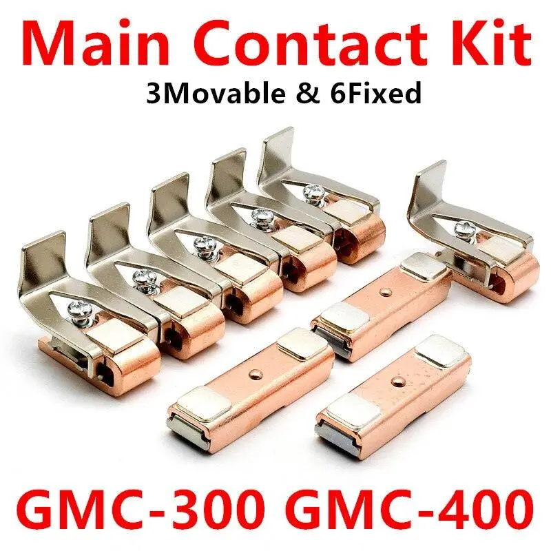 Main Contact Kit For Gmc-300 Gmc-400 Movable And Fixed Contacts Ac Contactor Replacement 2