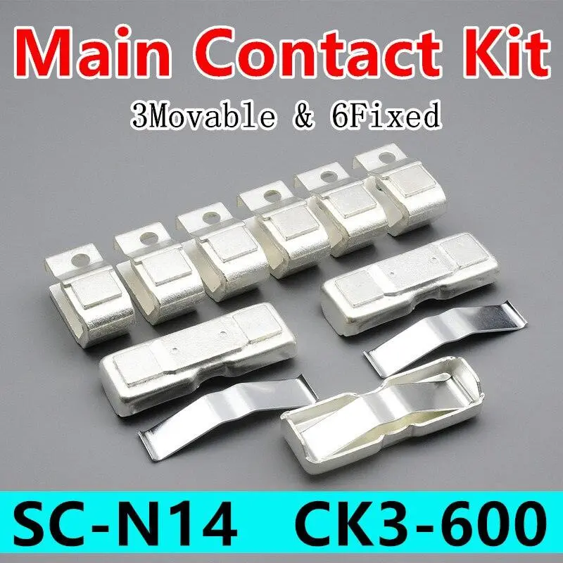 Main Contact Kit For Magnetic Contactor Sc-N14 Ck3-600 Replacement Accessories 2