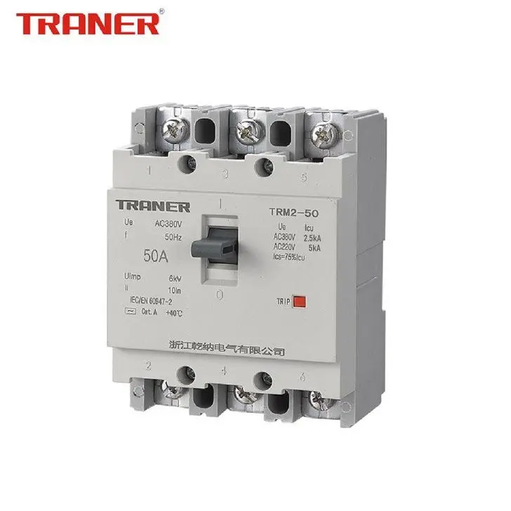 Mccb 3Phase Traner Din-Rail Type Mccb Trm2-3 Series 1