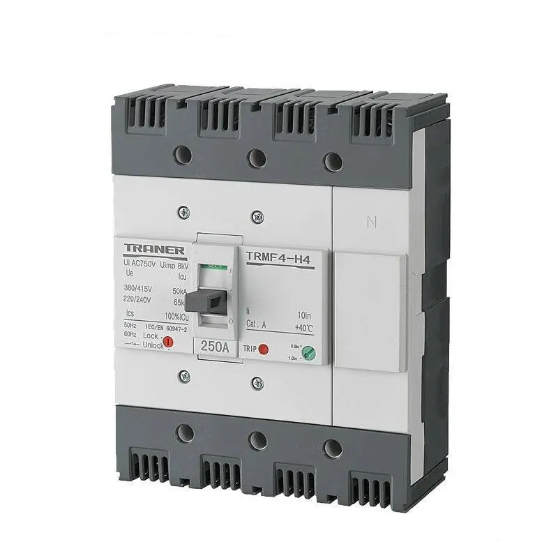 Mccb 3Phase Trmf4-250 230V/50Ka 4P 100-250A Molded Case Circuit Breaker 1