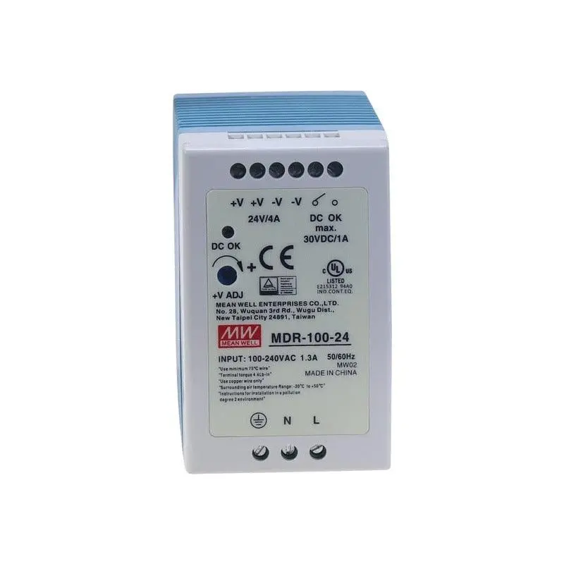 Mdr-100 100W Single Output 5V 12V 15V 24V Din Rail Switching Power Supply Ac/Dc 1