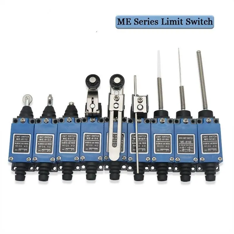 Me-8108 Mini Limit Switch Rotary Adjustable Roller Switch Ac 250V 5A/Dc125v 0.4A No Nc 1