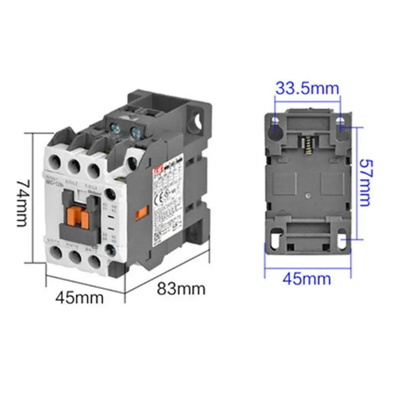 Metasol Ac Magnetic Contactor Mc-9B Mc-12B Mc-18B Mc-25B Ls Electric 9A 12A 18A 25A 5