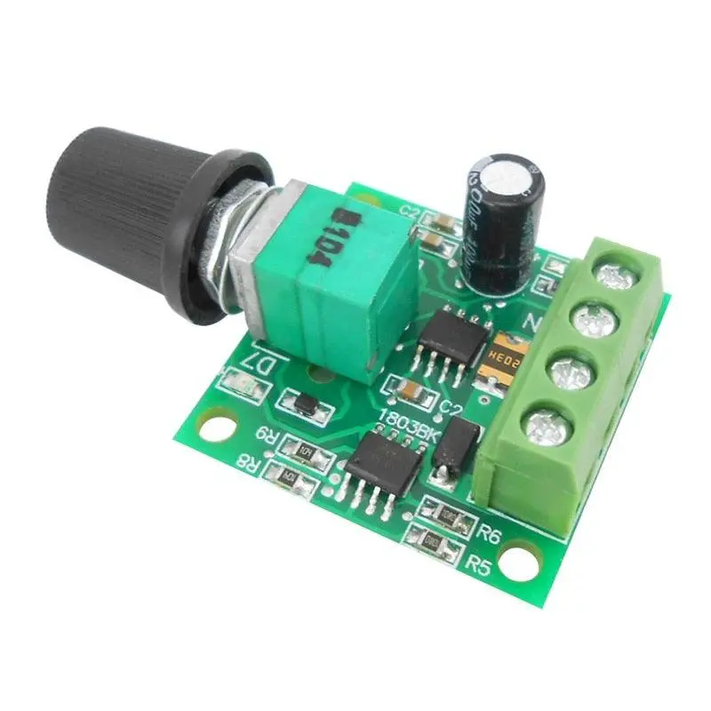 Miniature Pwm Speed Controller Dc Motor 0~100% Adjustable Drive Module Input 2A Dc1.8-12V 1
