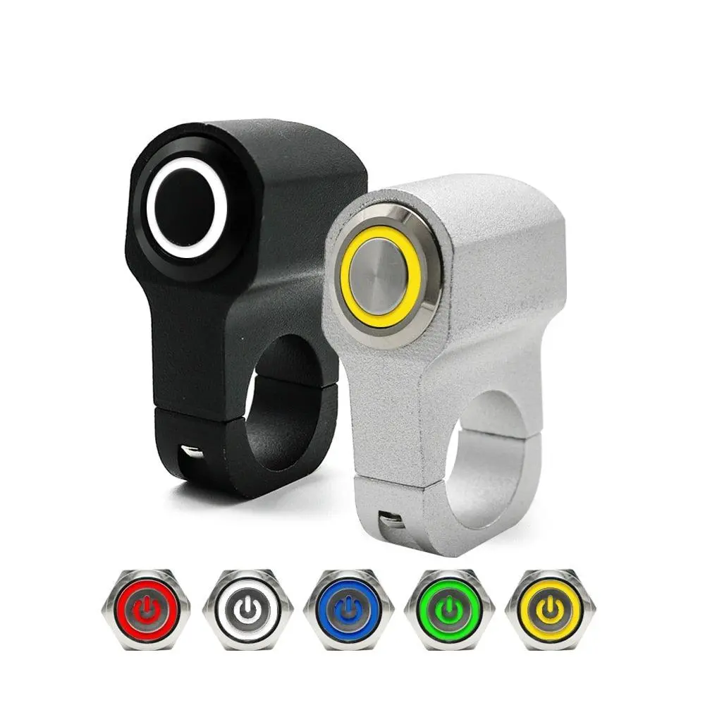 Earu- Motorcycle Handlebar Headlight Switch 25Mm Aluminium Oxide Switch 1