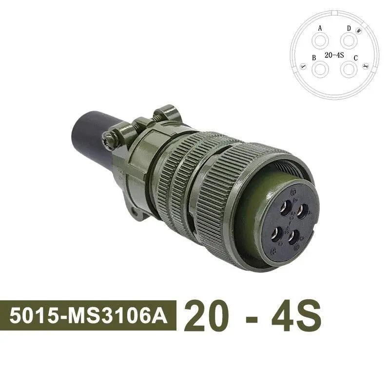 Ms3102a Military Specification Connector 5015 Mil Std 20-23 Circular Connectors Mil-C 20-19 20-4 Plug Ms3106a Ms3108a Socket 16