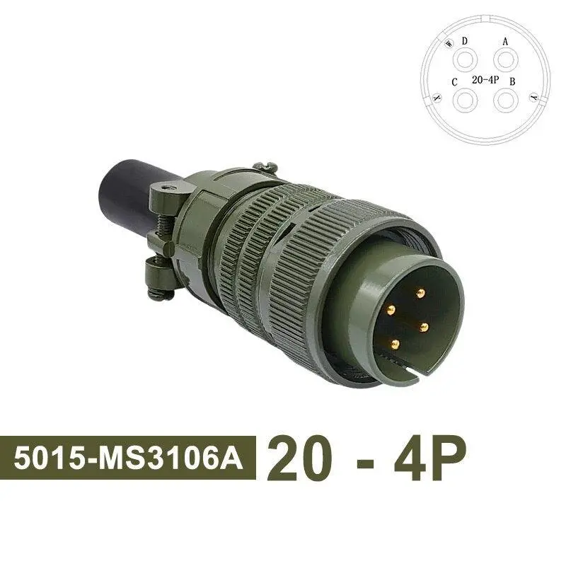Ms3102a Military Specification Connector 5015 Mil Std 20-23 Circular Connectors Mil-C 20-19 20-4 Plug Ms3106a Ms3108a Socket 15
