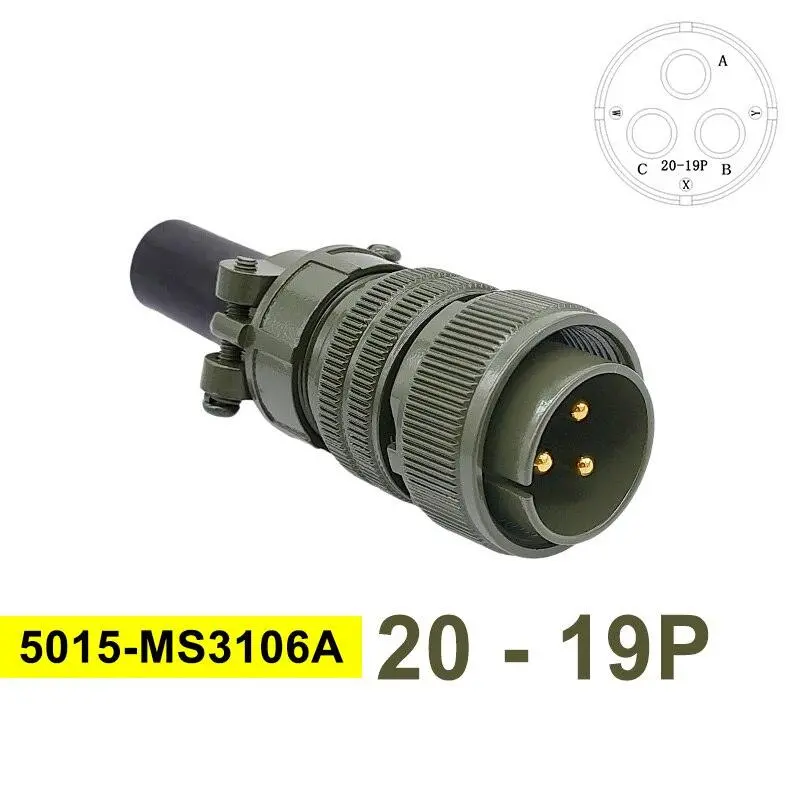 Ms3102a Military Specification Connector 5015 Mil Std 20-23 Circular Connectors Mil-C 20-19 20-4 Plug Ms3106a Ms3108a Socket 9