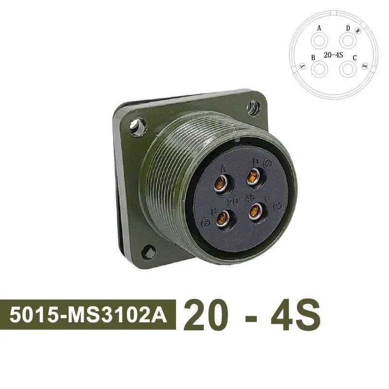 Ms3102a Military Specification Connector 5015 Mil Std 20-23 Circular Connectors Mil-C 20-19 20-4 Plug Ms3106a Ms3108a Socket 14