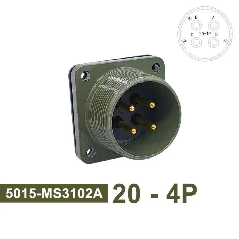 Ms3102a Military Specification Connector 5015 Mil Std 20-23 Circular Connectors Mil-C 20-19 20-4 Plug Ms3106a Ms3108a Socket 13