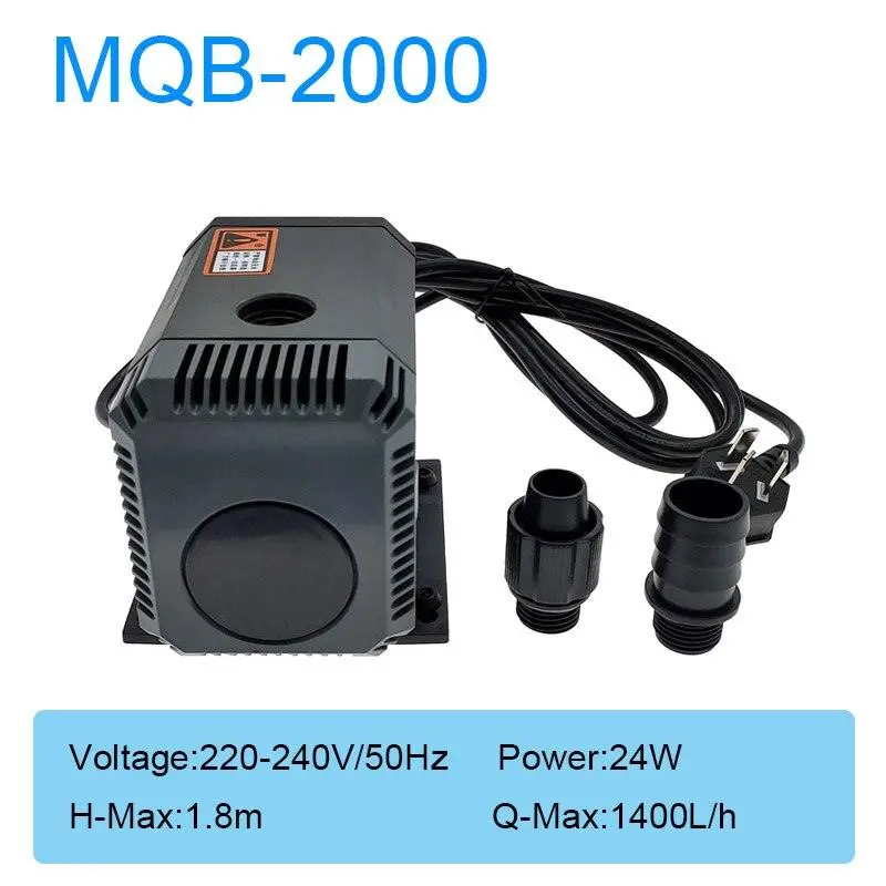 Multi-Function Submersible Pump 24W 40W 55W 60W 85W 220Vac/50Hz Fish Tank Pump Cooling Water Pumps 2