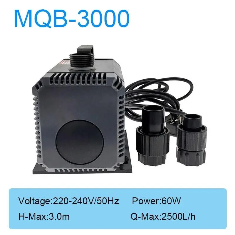 Multi-Function Submersible Pump 24W 40W 55W 60W 85W 220Vac/50Hz Fish Tank Pump Cooling Water Pumps 4