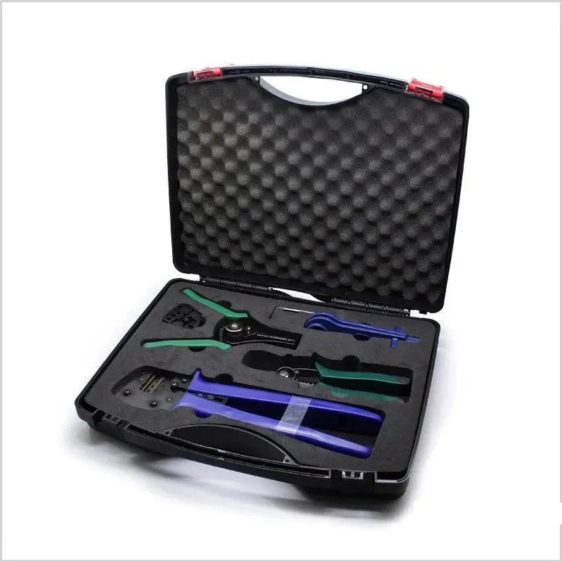 Multi Tools Wire Crimper Tools Kit Solar Cable Solar Connector Terminal Crimper Plier Wire Cutter  Wire Stripper Spanner Wrench 1