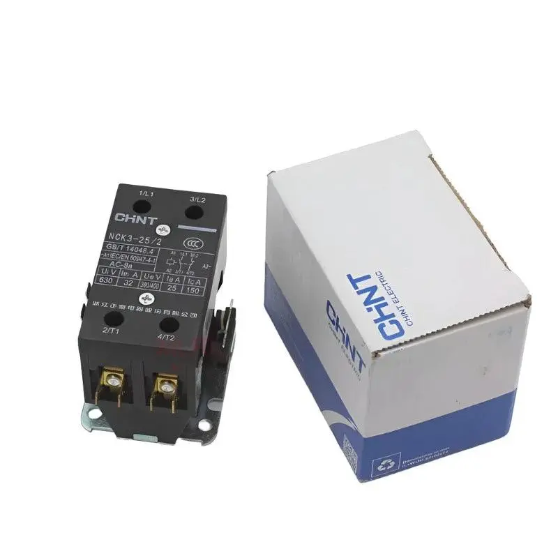 Original Chint Ac Contactor For Air Conditioner Nck3-25/2 25A 220V 1