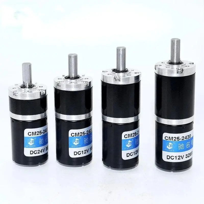 Planetary Gear Dc Brushless Motor 12V High Torque Reduction Speed 18Rpm-1411Rpm Bldc Pwm Controller Forward Reverse Cm25-2430 1