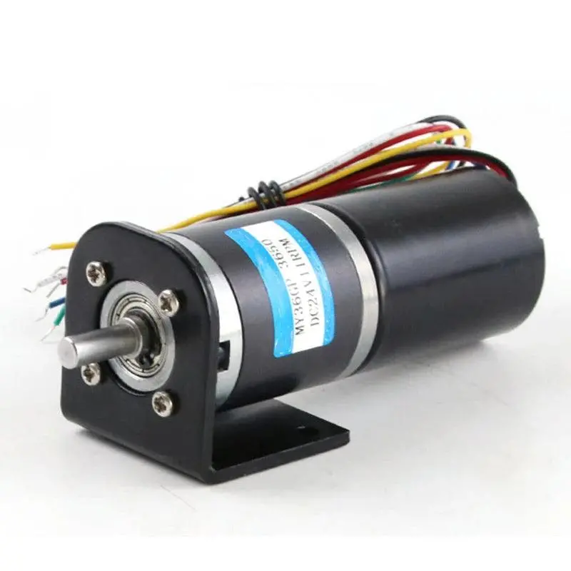 Planetary Reducer Motor Dc 12V 24V Brushless High Torque 100Kg Speed 11Rpm To 1540Rpm Metal Gear Bldc Motor Low Noise Electric 1