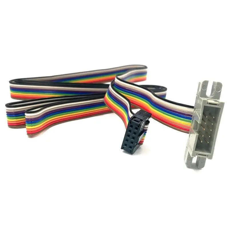 Plc Connector Extention Cable Line 10Pin Frequency Converter Panel Extention Line Female Male 0.5M 1M 2M 1