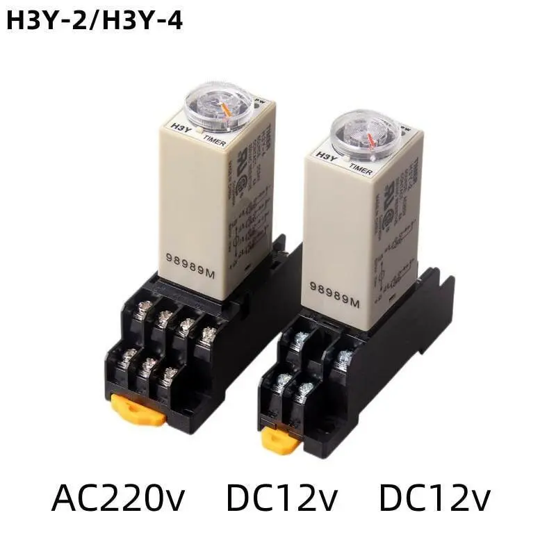 Power On Delay Time Relay H3y-4  H3y-2 Dc12v24vac220v 1