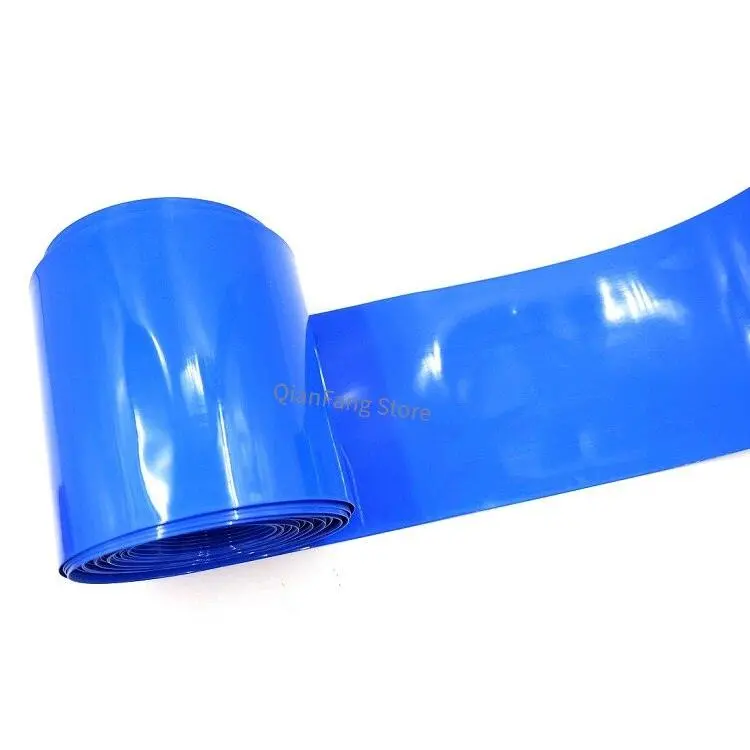 Pvc Heat Shrink Tube 120Mm Width Blue Multicolor Shrinkable Cable Sleeve Sheath Pack Cover For 18650 Lithium Battery Film Wrap 3