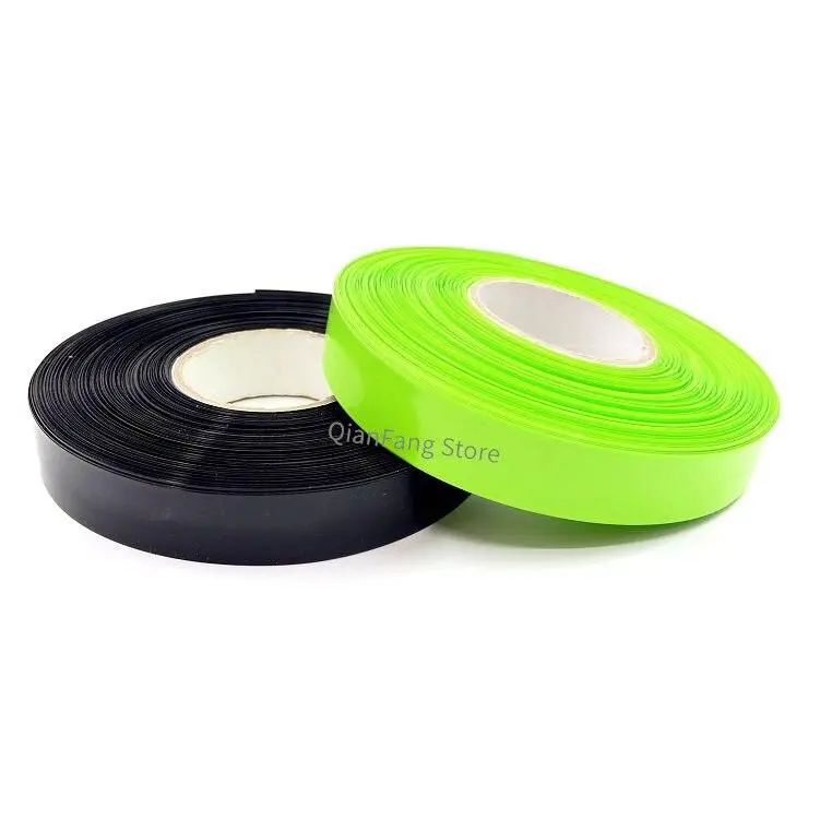 Pvc Heat Shrink Tube 40Mm Width Blue Black Fruit Green Shrinkable Cable Sleeve Sheath Pack For 18650 Lithium Battery Film Wrap 3