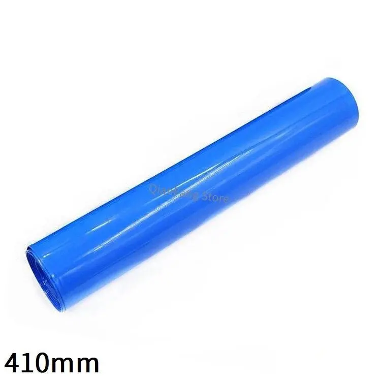 Pvc Heat Shrink Tube 410Mm Width Blue Multicolor Shrinkable Cable Sleeve Sheath Pack Cover For 18650 Lithium Battery Film Wrap 1