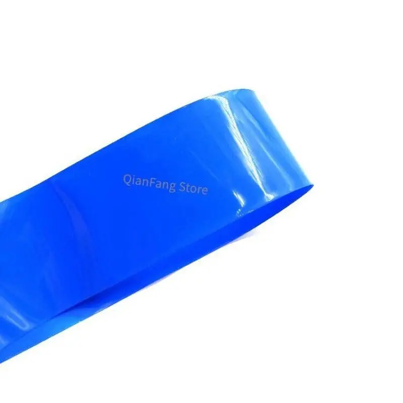 Pvc Heat Shrink Tube 50Mm Width Blue Multicolor Shrinkable Cable Sleeve Sheath Pack Cover For 18650 Lithium Battery Film Wrap 2