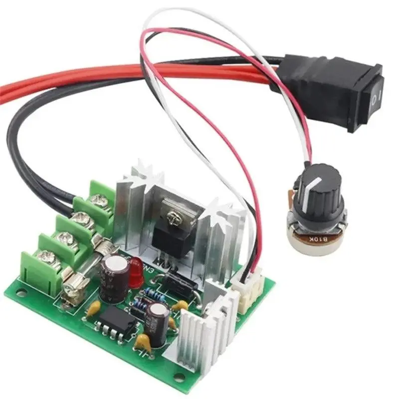 Pwm Controller Speed Dc12v-36V 10A 120W Motor Pomp Dc 12V 24V Governor Adjustable Reverse Forward Cw Ccw Plc Electric Drive 1