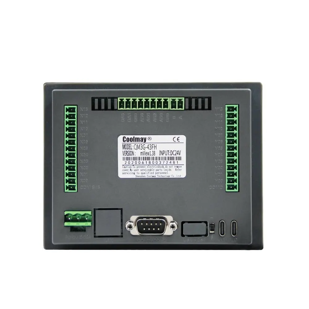 Qm3g-43Fh  4.3 Inch  Industrial All In One Plc Programmable Logic Controller Touchscreen 1