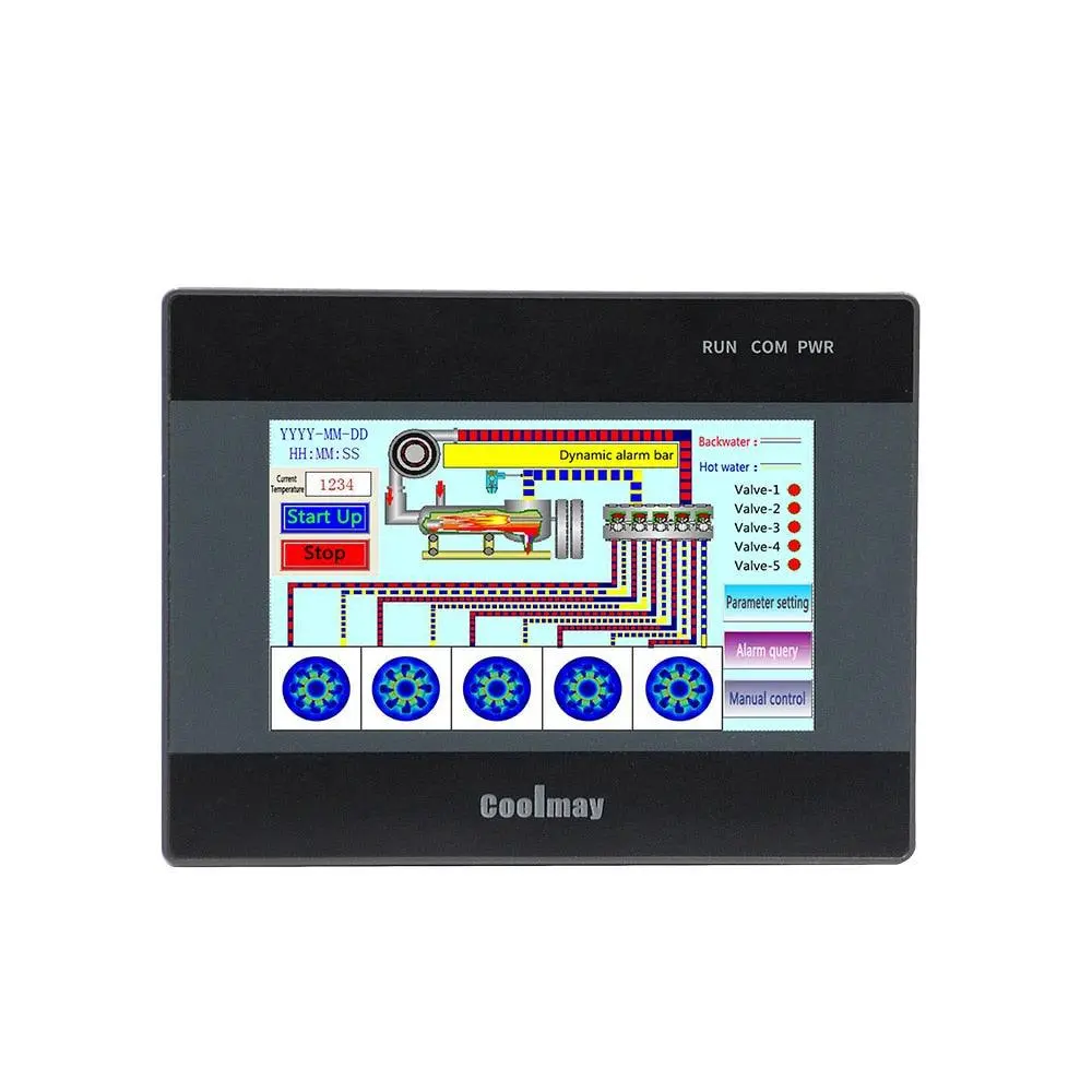 Qm3g-43Fh 4.3 Inch Industrial All In One Plc Programmable Logic Controller Touchscreen 2