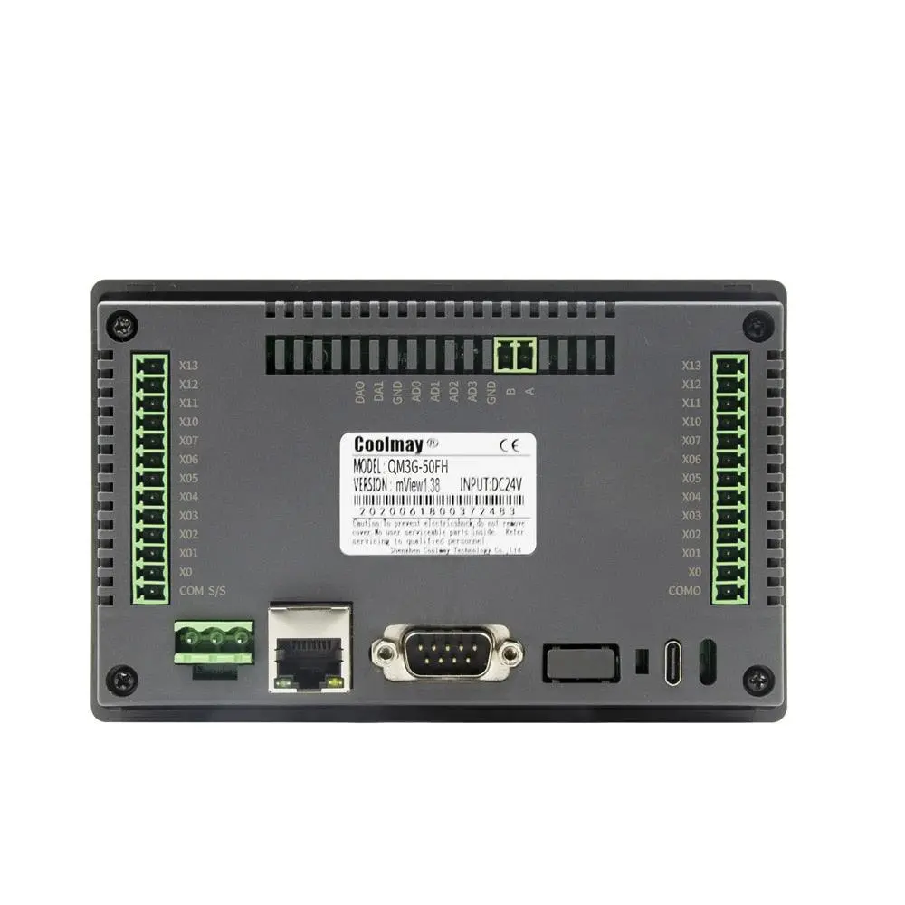 Qm3g-50Fh  5 Inch Hmi Plc Combo Programmable Logic Controller With Touch Panel 1