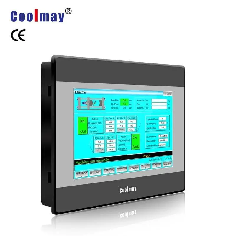 Qm3g-70Fh  7 Inch 24Di 20Do Programming Plc With Hmi Touch Panel Integrated 1