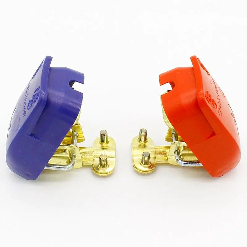 Quick Release Battery Terminals Clamps Connectors 12V One Pair Car Caravan Van Motorhome On / Off Snap On 2