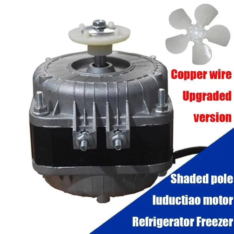 Refrigerator Motor Fan 25W 35W 40W 60W 75W 90W 220V-240V Ac Asynchronous Shaded Pole Freezer Fridge Cooling Fan Refrigerator 1