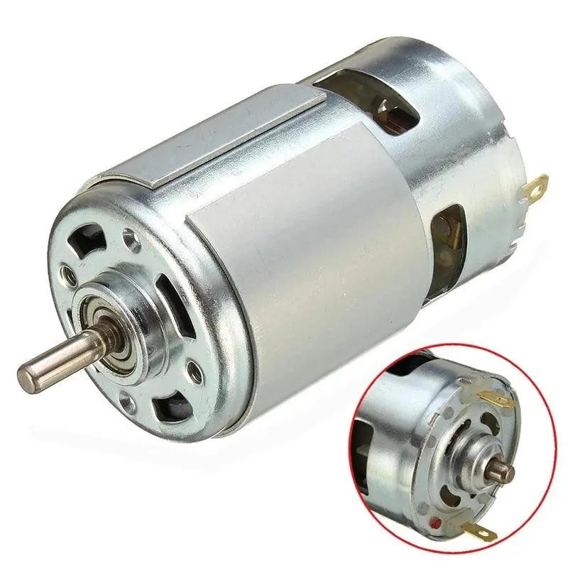 Rs 775 Motor Dc 12V 24V Double Ball Bearing 4000Rpm To 120000Rpm  288W 150W 80W Rs775 Large Torque Low Noise 1