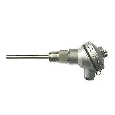 Rtd Pt100 Temperature Sensors 4&Quot; Probe With 1/2&Quot; Npt Threads &Amp; Terminal Head 1