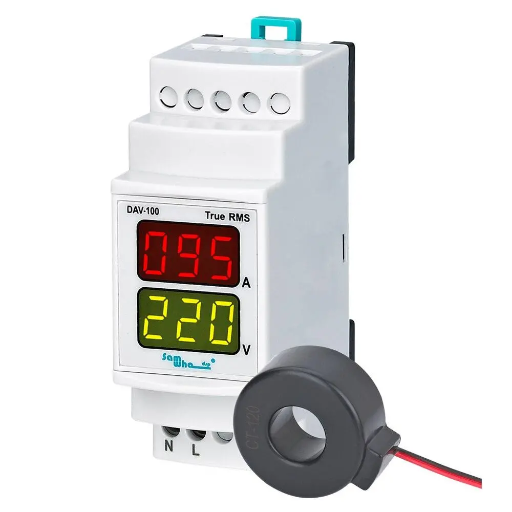 Samwha-Dsp Dav-60/100/250 Digital Ammeter & Voltmeter With External C.T 2