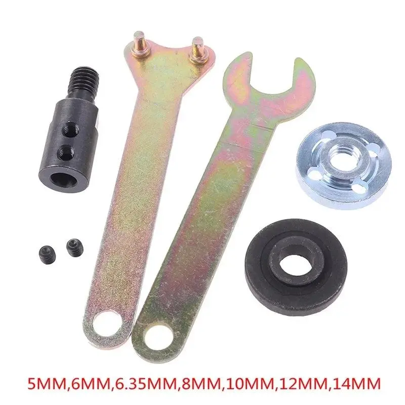 Saw Blade Adapter M10 5/8/10/12/14/16Mm Drill Spindle Chuck Adapter Grinding Polishing Motor Shaft Connecting Rod Sleeve New 2