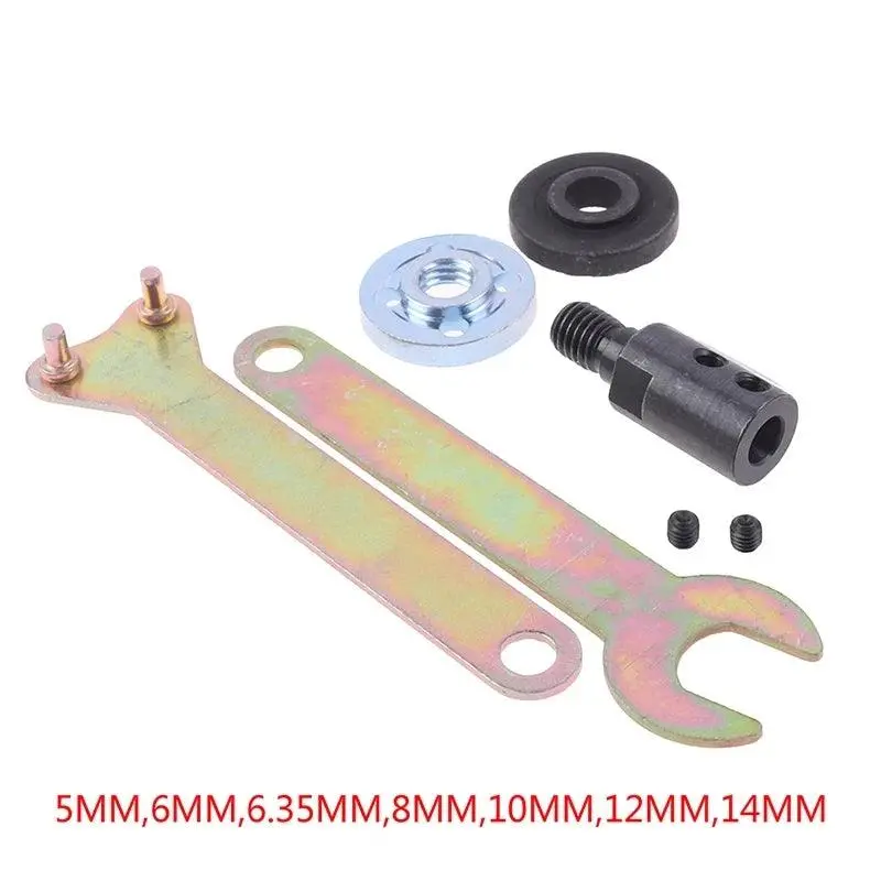 Saw Blade Adapter M10 5/8/10/12/14/16Mm Drill Spindle Chuck Adapter Grinding Polishing Motor Shaft Connecting Rod Sleeve New 3