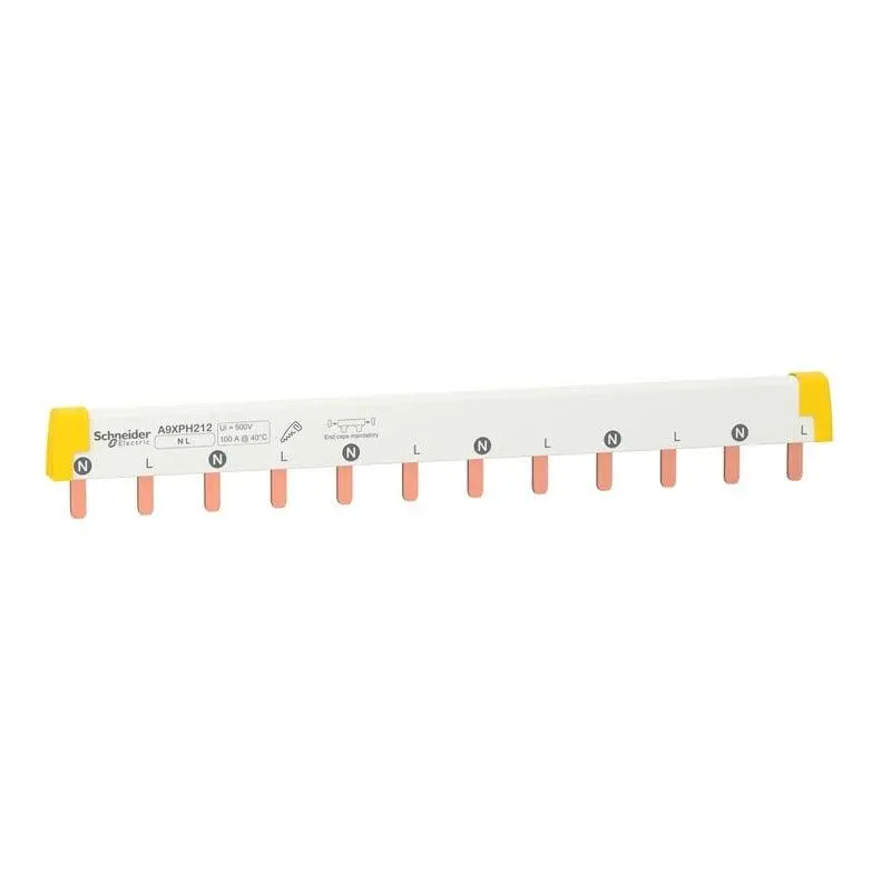 Schneider Electric A9xph212 12X18mm Comb Busbar Use For 2P 1P+N Mcb Miniature Circuit Breaker 1