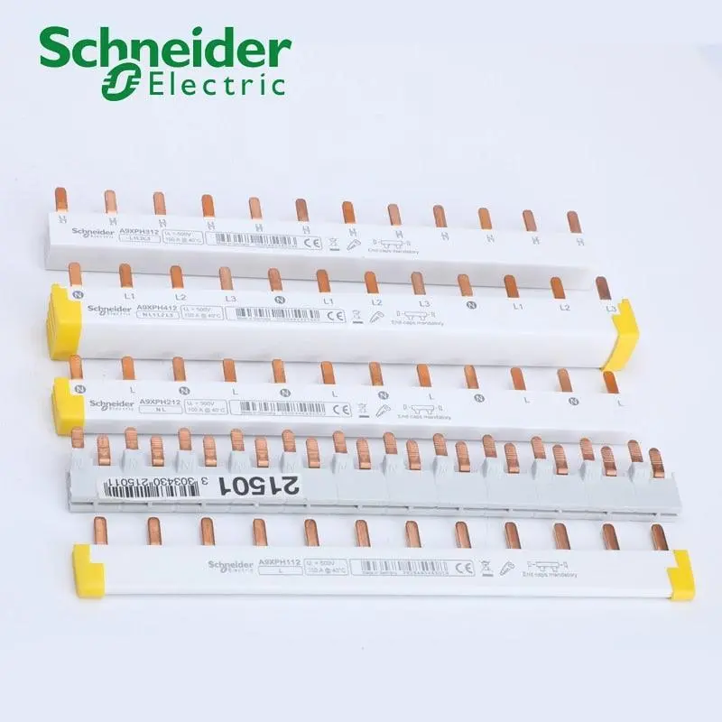 Schneider Electric Acti 9 Series A9xph312 12X18mm Comb Busbar 4 Channels 3 L Use For 3P Mcb Miniature Circuit Breaker 2