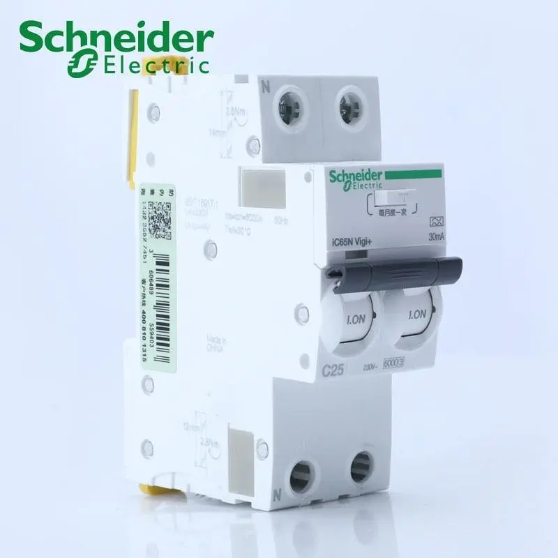 Schneider Electric Acti9 Vigi+ Rcbo 2P 30Ma A Type Residual Current Breaker With Overcurrent Protection 5