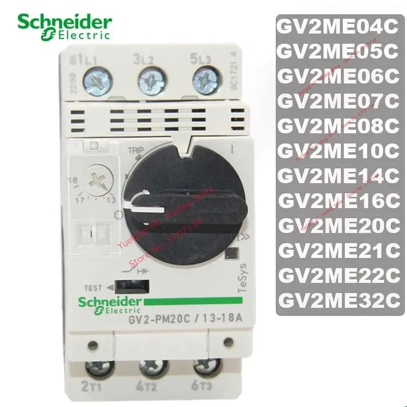 Schneider Electric Gv2pm20c Motor Thermal Magnetic Circuit Breaker Gv2-Pm08c 10C 1