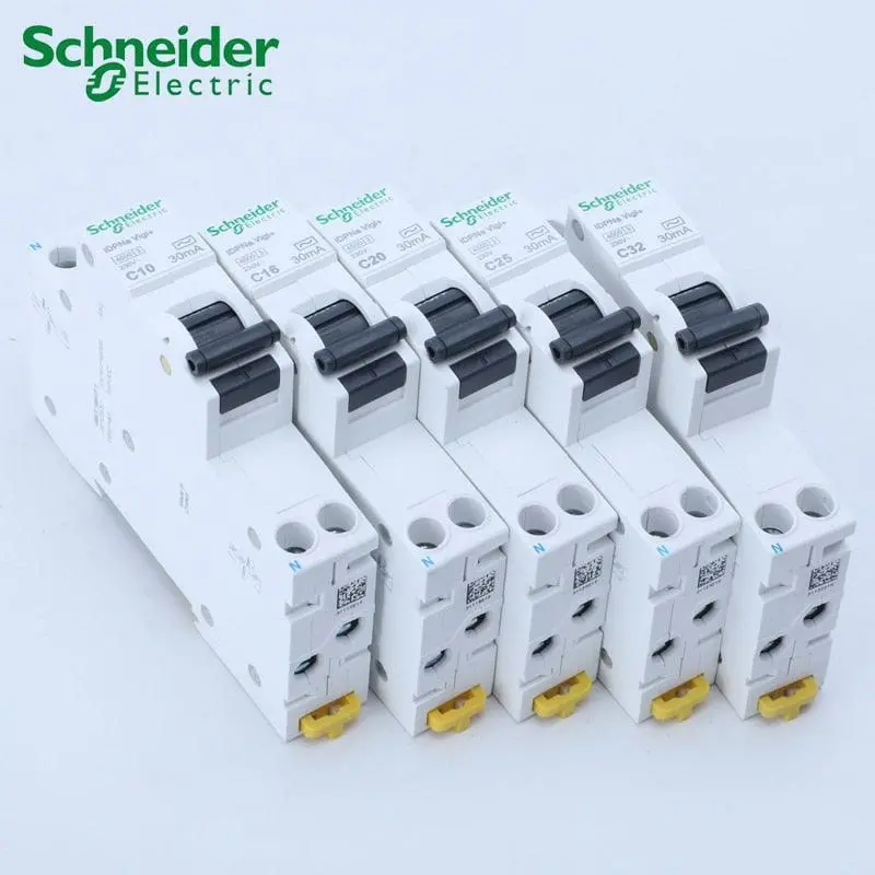 Schneider Electric Idpn Vigi+ 1P+N Leakage Circuit Breaker 30Ma Residual Current Operation Protection Device 10A 16A 20A 25A 32A 4
