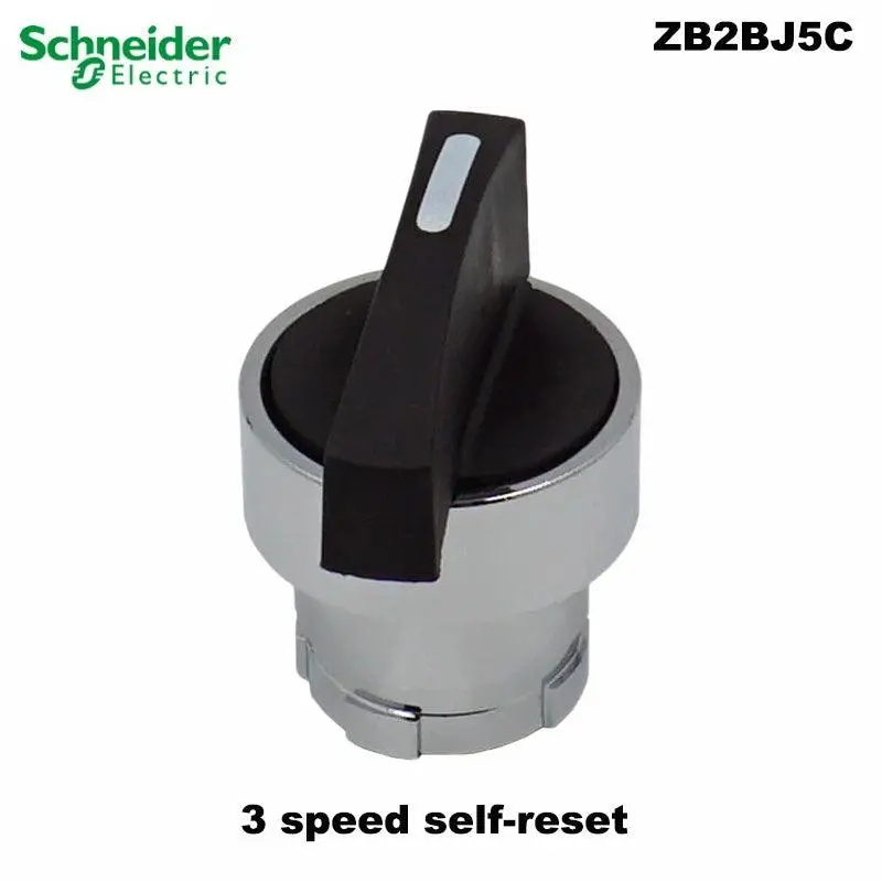Schneider Electric Zb2-Bj3c 2C 5C Long Handle Two/Three-Speed Selection Button Head 1