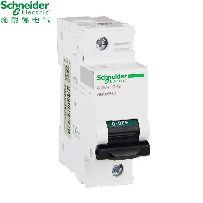 Schneider-  High Power 10Ka  Circuit Breaker C120h | 1P  63A Up To 125A 1