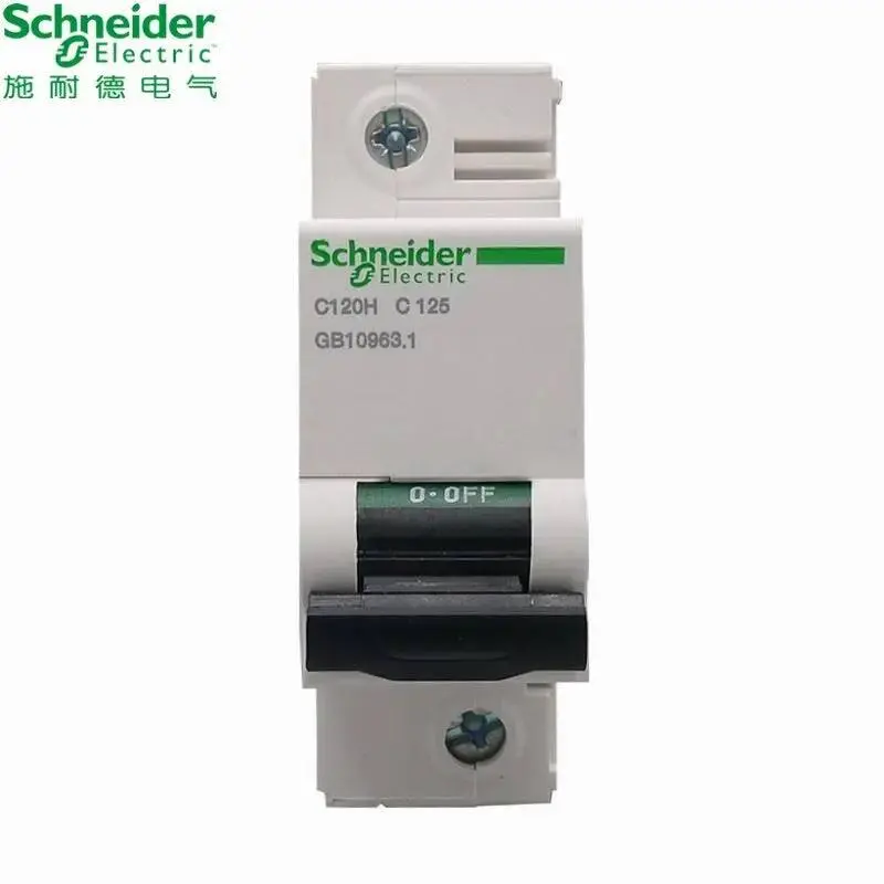 Schneider- High Power 10Ka Circuit Breaker C120h | 1P 63A Up To 125A 3